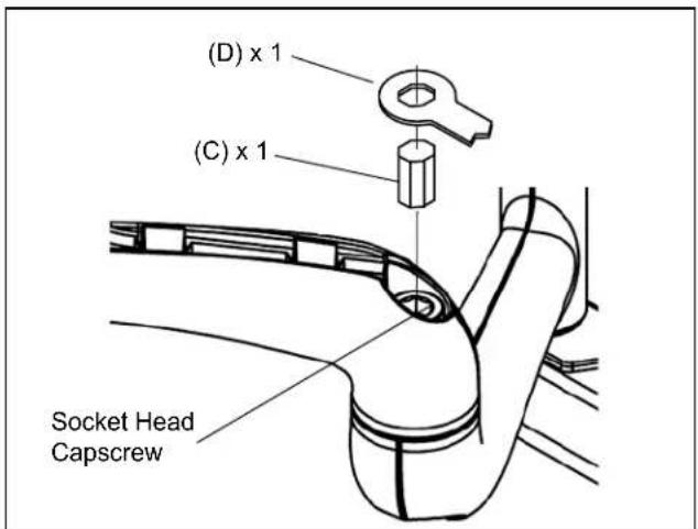 (D) x 1 (C) x 1 Socket Head Capscrew