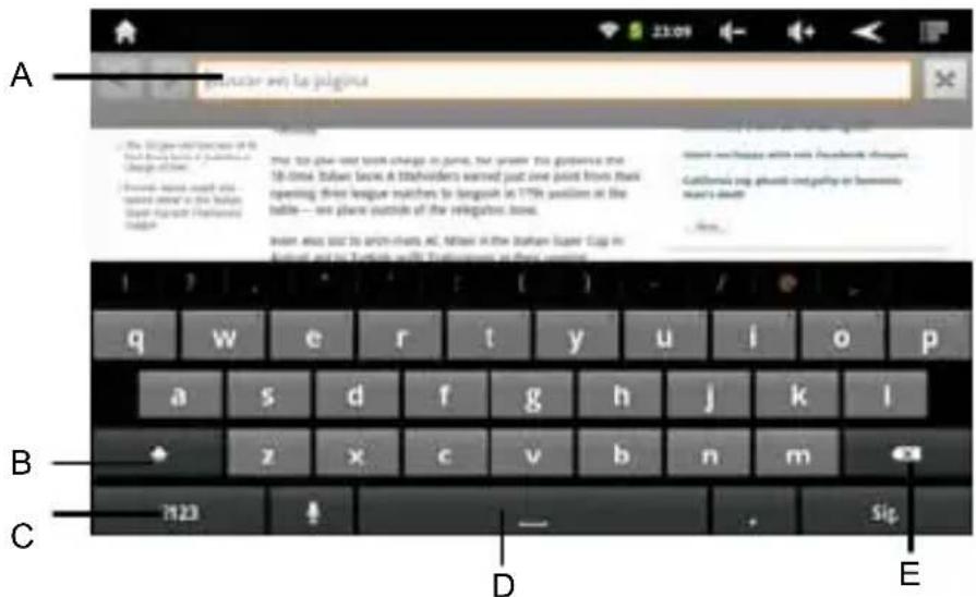 AOC MW0821-GC - Teclado Android - 1