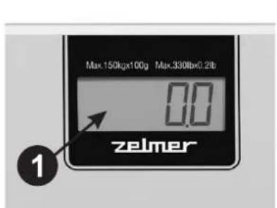 Zelmer 34Z020 - A mérleg szerkezeti felépítése: - 1