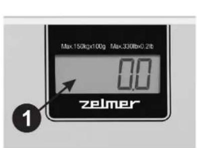 Zelmer 34Z020 - Konštrukcia váhy: - 1