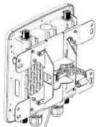 ENGENIUS N600 ENH710EXT - To attach the ENH710EXT to a pole using the provided pole mounting kit: - 4