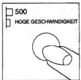 500 HOGE GESCHWINDIGKEIT