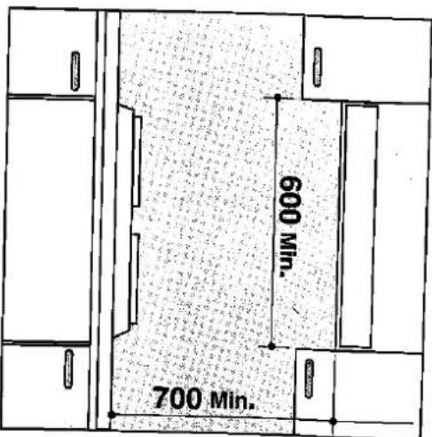 700 Min. 600 Min.