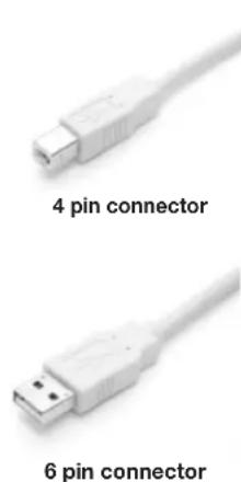4 pin connector 6 pin connector
