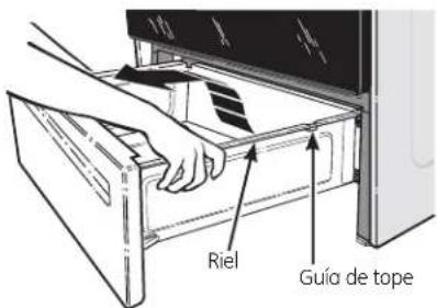 Riel Guía de tope