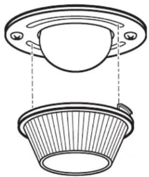 GE JB350DFBB - Para volver a colocar la tapa: - 1