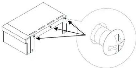Technical line drawing of a mechanical component with an inset close-up showing internal components (no text or symbols)