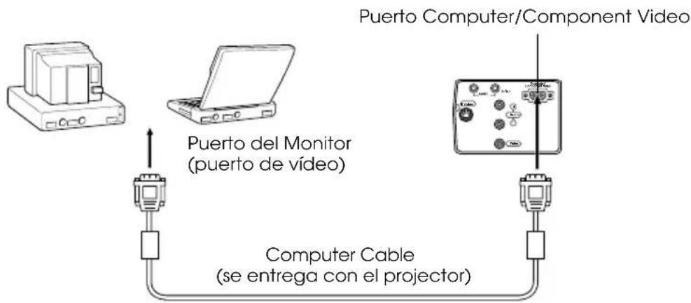 EPSON EMP-505 - - Cuando el puerto del monitor es el D-Sub de 15 patillas - 1