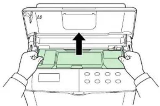 KYOCERA FS-3800/N - Para retirar el contenedor de toner - 2