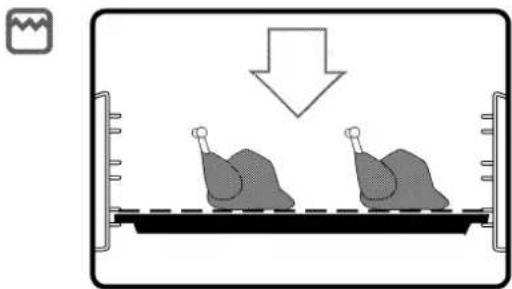 Diagram showing two people standing on a platform with an arrow pointing downward (no text or symbols)