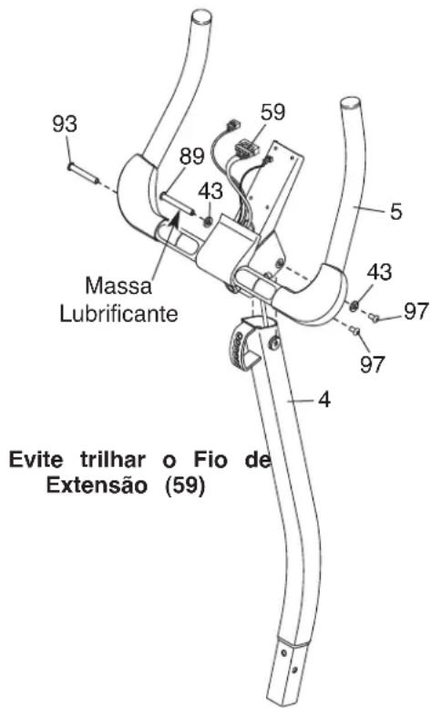 93 89 43 59 Massa Lubrificante 5 43 97 97 4 Evite trilhar o Fio de Extensão (59)
