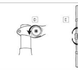D E