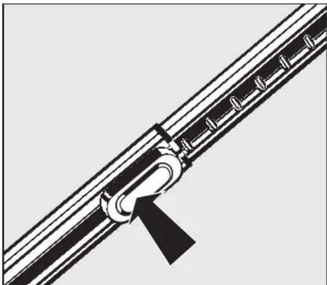 MIELE S 147 - Ajustar el tubo telescópico - 1
