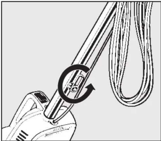 MIELE S 147 - Desenrollar el cable de conexión - 1