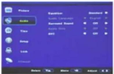 Audio Equation Quartic Language Accelerated Speed Audio Group OFF Standard Theta CPI CPI Select OK Cancel Adjust Help