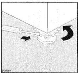 Diagram showing a mechanical assembly with arrows indicating motion or force direction (no text or symbols)