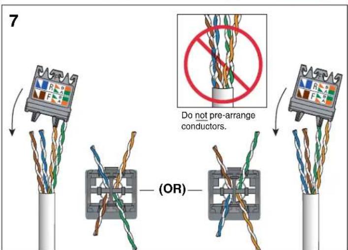 7 Do not pre-arrange conductors. (OR)