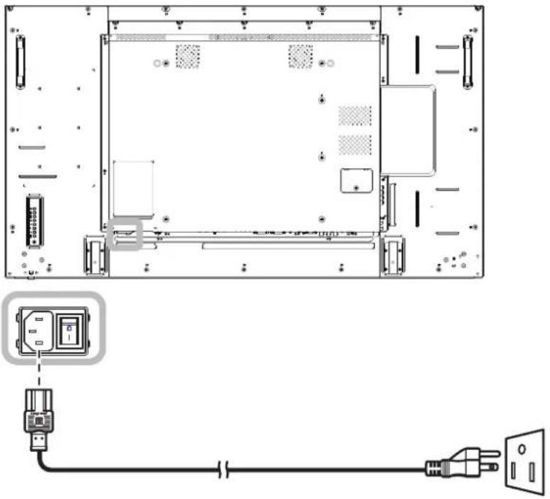 AG Neovo PD-55 - Connecting the Power - 1