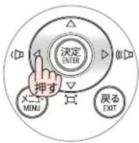 NEC ME401WJL - オンスクリーンメニューが表示されていないときに、◀/▶ボタンを押す。 - 2