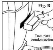 Fig. B Taza para condensación