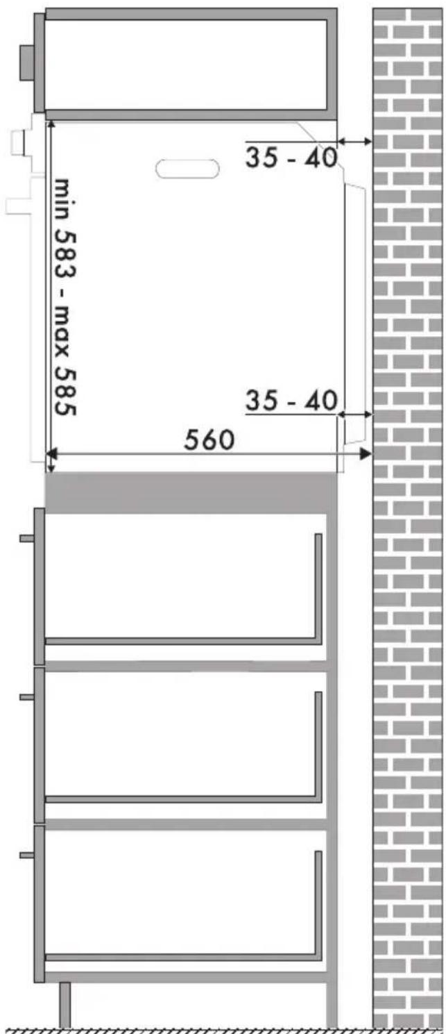 min 583 - max 585 35 - 40 35 - 40 560