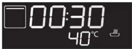 00:30 40°C
