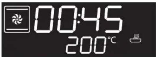 00:45 200°C