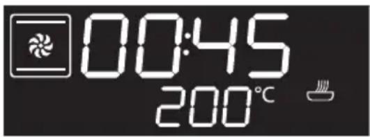 00:45 200℃