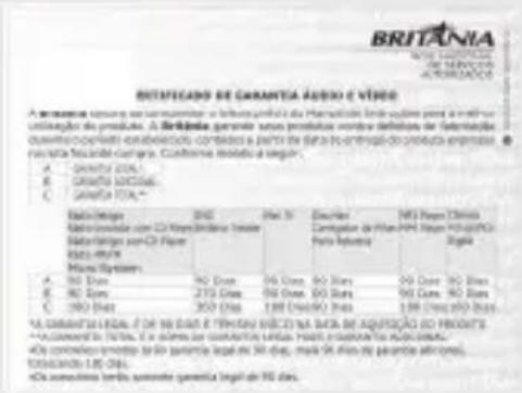 Britania BS67 - CONTEÚDO DA EMBALAGEM - 2