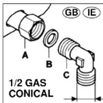 HOOVER HGM7541VGH - GAS CONNECTION - 2