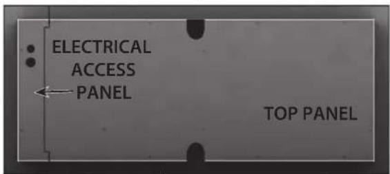 ELECTRICAL ACCESS PANEL TOP PANEL