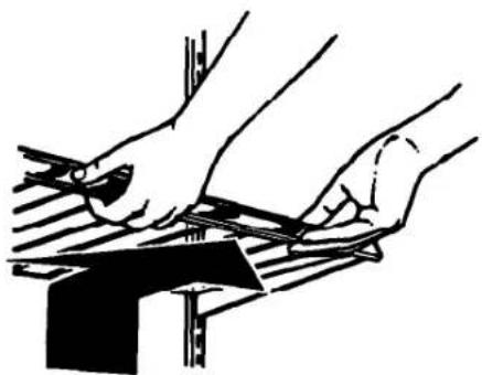 Roper RT18DKXWW03 - To replace the shelves: - 1