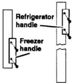 Refrigerator handle Freezer handle