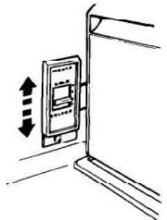 Roper RS20EKXBL00 - Adjusting the meat drawer temperature - 1