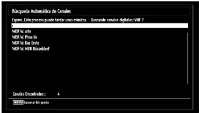 Búsqueda Automática de Canales Espore. Este proceso puede tardar unos minutos. Buscande canales digitales: VNF 7 WDR W: arte WDR W: Phoenix WDR W: Das Erste WDR W: WDR Düsseldorf Canales Encentrados : 4 NEW Cancelar binquardo
