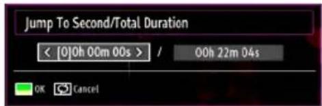 Jump To Second/Total Duration < [0]0h 00m 00s > / 00h 22m 04s OK Cancel