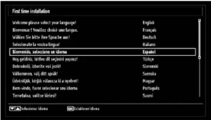 First time installation Welcome please select your language! English Bienvenue ! Veuillez choisir une langue! Français Wählen Sie bitte ihre Sprache aus! Deutsch Selezionate la vostra lingual! Italiano Bienende, selezione un iderna Españí Hoş geldiniz, lötten di seçimiyi yapınzi! Türkçe Debradosli, izberite vai jesik! Slovenski Välkommen, väl ditt språk! Svenska Üdviszoljük, kärjük válassza ki a nyelvet! Magyar Bern-vindo, favor seleccionar seu iderna Português Tervetulosa, valitse hieles? Suomi Selectener iderna Establerer iderna