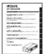 HITACHI CP-SX5500W - Contents of package - 5