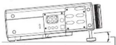 HITACHI CP-SX5500W - Angle Adjustment - 2