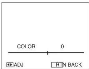 COLOR 0 ADJ RTN BACK