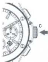 HUBLOT Big Bang Gold Blue Diamonds 341.PX.7180.LR.1204 - SPLIT-SECONDS FUNCTION - 2