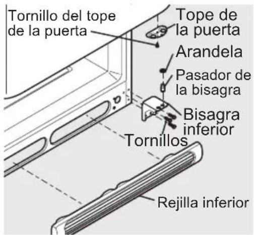 FRIGIDAIRE FFHI1831QE - Al invertir el columpio de puerta: - 1