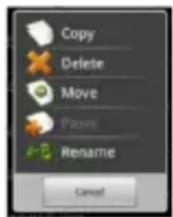 Nextbook Premium 7 Resistive - Copier/déplacer des fichiers et des dossiers - 1