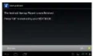 Insgnptation The Startup Startup Planned version Bricetted. Please "OK" install existing system 2008