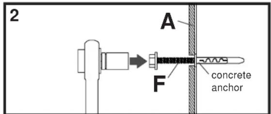 2 A F concrete anchor