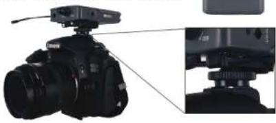 MXL FR-500WR - Hot shoe adapter installation - 1