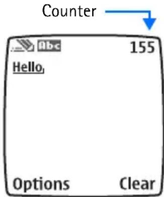 Counter Hello 155 Options Clear