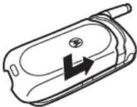MOTOROLA V325i - Removing the Battery - 4