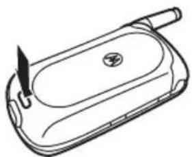 MOTOROLA V325i - Installing the Battery - 2