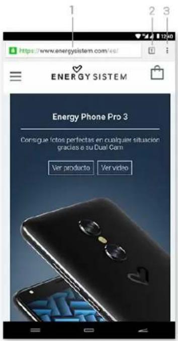 ENERGY SISTEM Phone Max 3+ - Navegador de Internet - 1